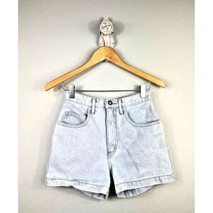 UO Vintage Guess Women's 90s Light Wash High‎ Rise Shorts 27 USA